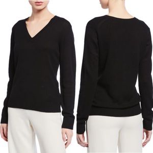 Theory V-Neck Wool Sweater